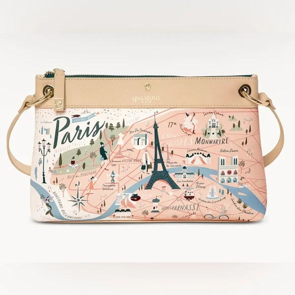 NWT Spartina 449 Paris Crossbody Purse - Picture 1 of 10
